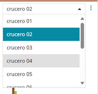 Menú crucero